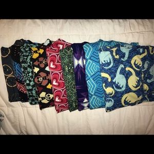LuLaRoe Tall and Curvy leggings bundle